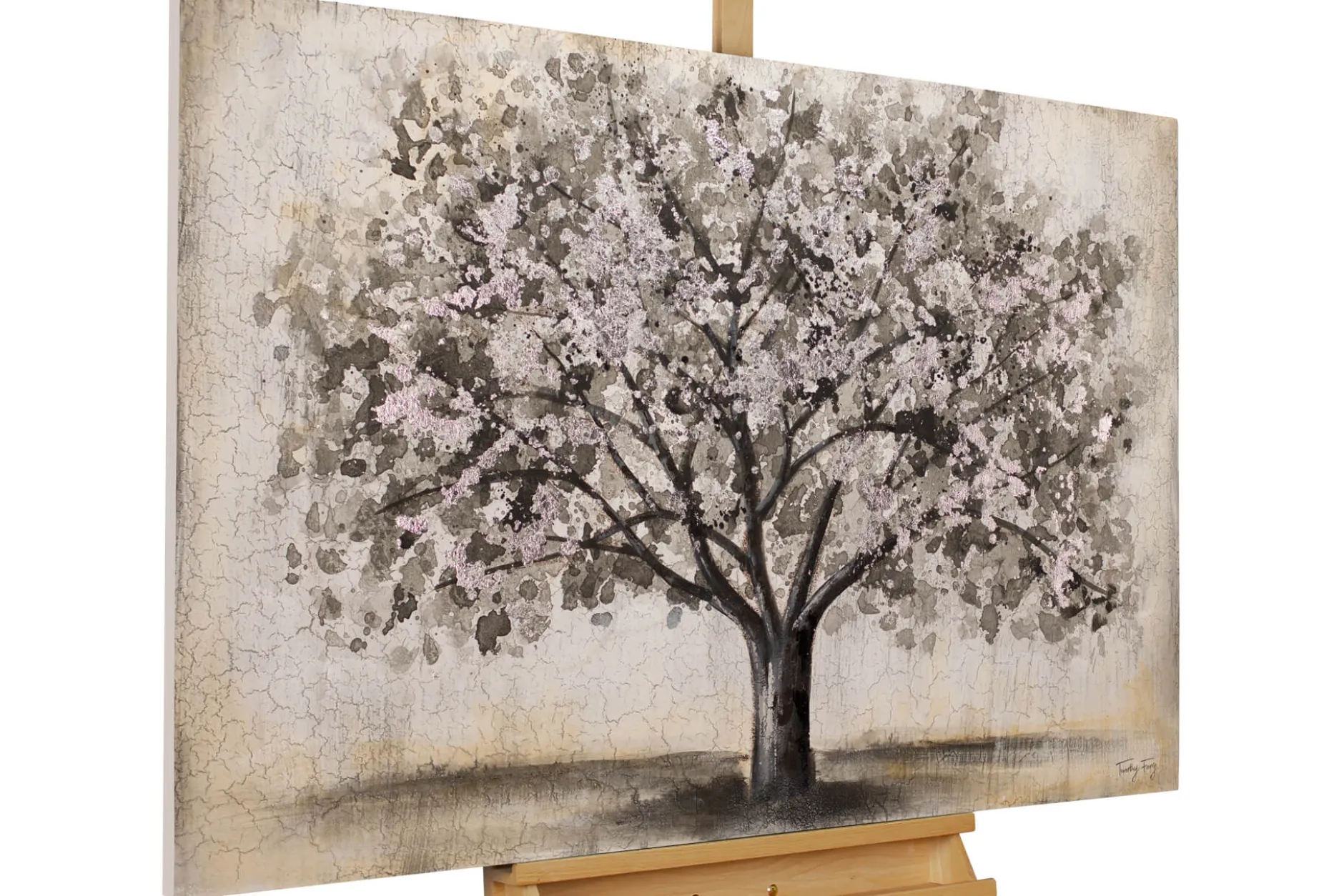Handgemaltes Gemälde 'Wurzeln des Lebens' 120x80cm | inkl. Echtheitszertifikat