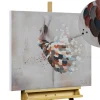Handgemaltes Gemälde 'Zarter Tanz' 60x60cm | inkl. Echtheitszertifikat