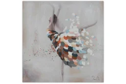 Handgemaltes Gemälde 'Zarter Tanz' 60x60cm | inkl. Echtheitszertifikat