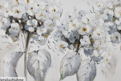 Handgemaltes Gemälde 'Zart im Wind' 150x50cm | inkl. Echtheitszertifikat