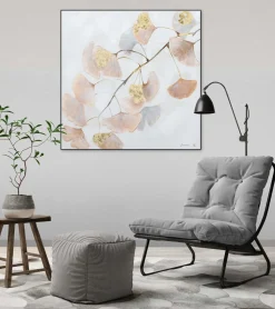 Handgemaltes Gemälde 'Zauber des Herbstes' 80x80cm | inkl. Echtheitszertifikat
