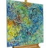 Handgemaltes Gemälde 'Zauber der Farben' 80x80cm | inkl. Echtheitszertifikat