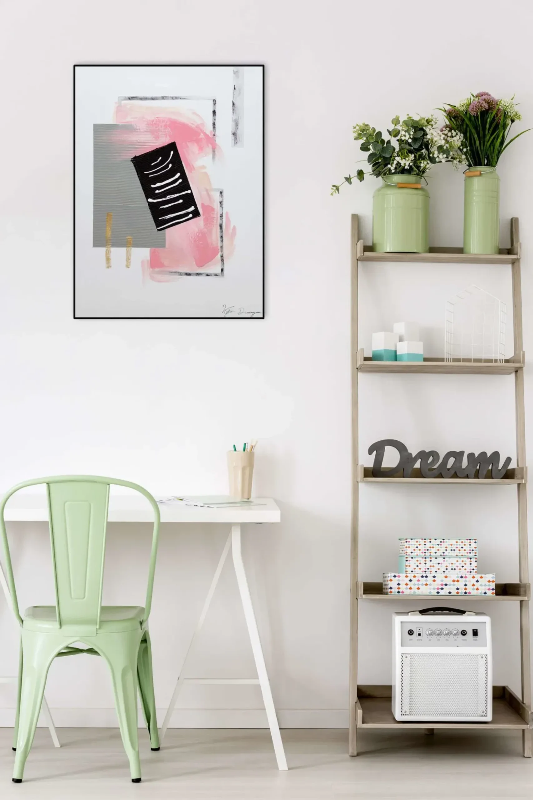 Handgemaltes Gemälde 'Zauber des Anfangs' 60x80cm | inkl. Echtheitszertifikat