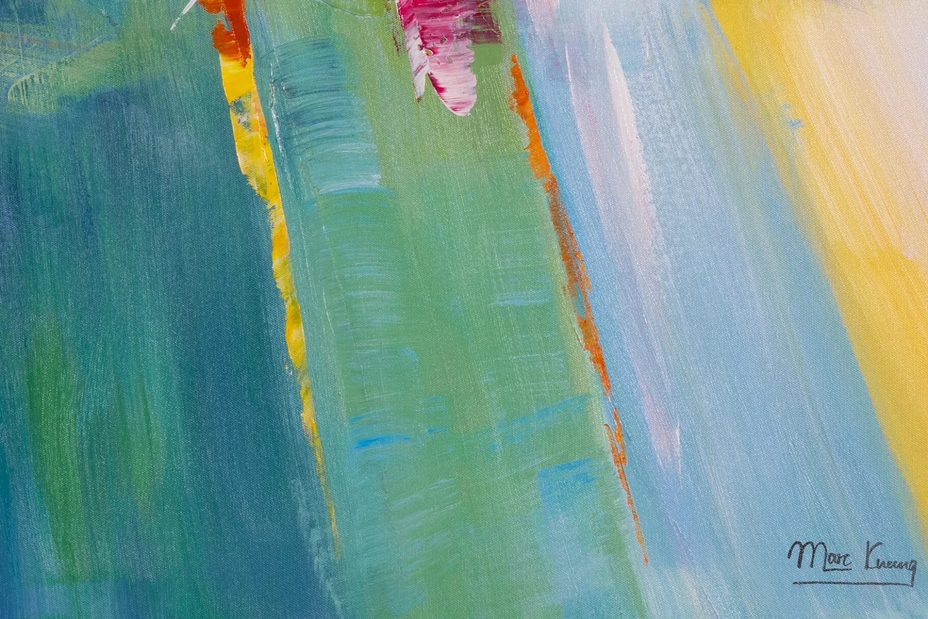 Handgemaltes Gemälde 'Zauberhaftes Riff' 120x60cm | inkl. Echtheitszertifikat