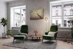 Handgemaltes Gemälde 'Zauber im Baumwipfel' 120x80cm | inkl. Echtheitszertifikat