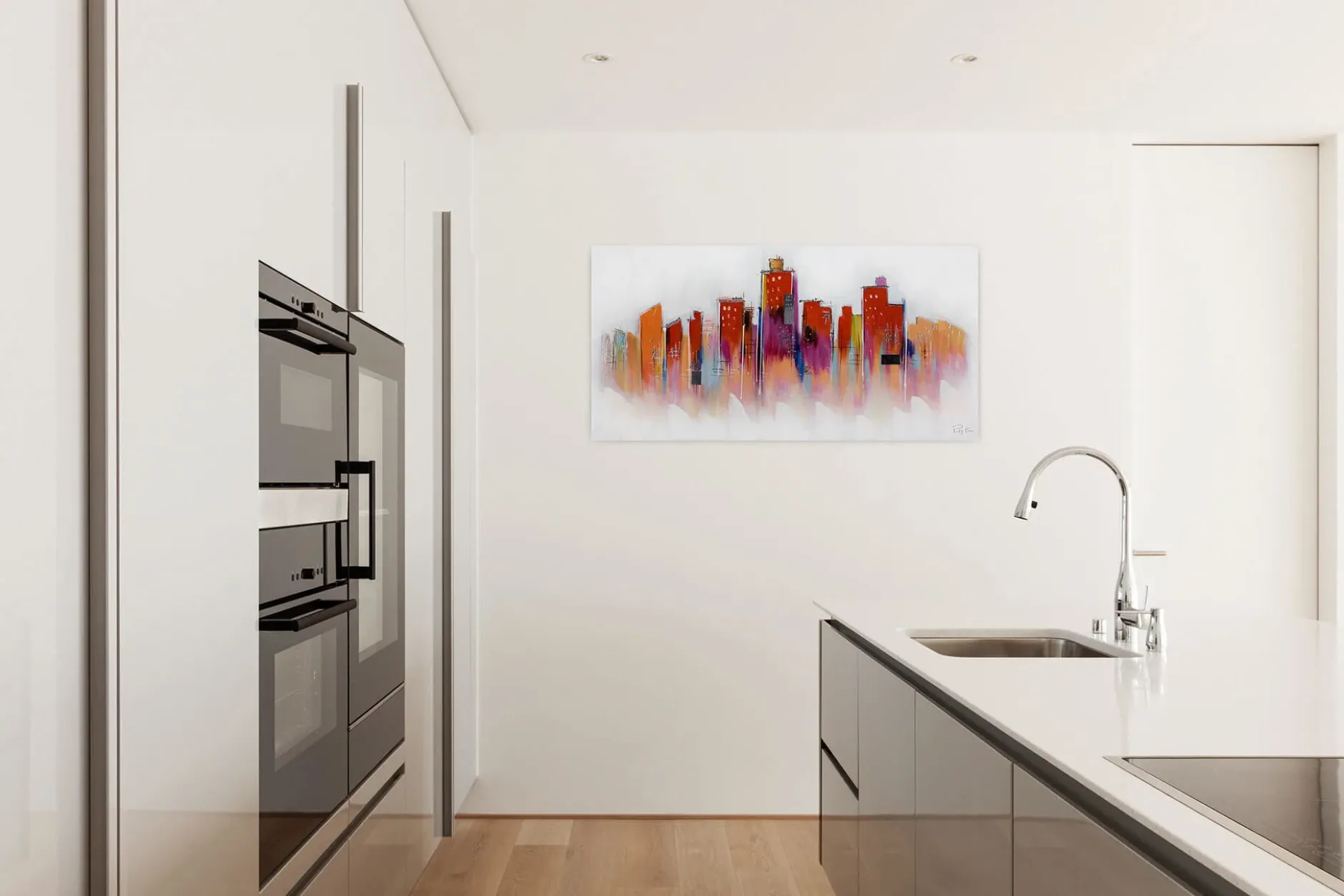 Handgemaltes Gemälde 'Zukunftsmusik' 120x60cm | inkl. Echtheitszertifikat