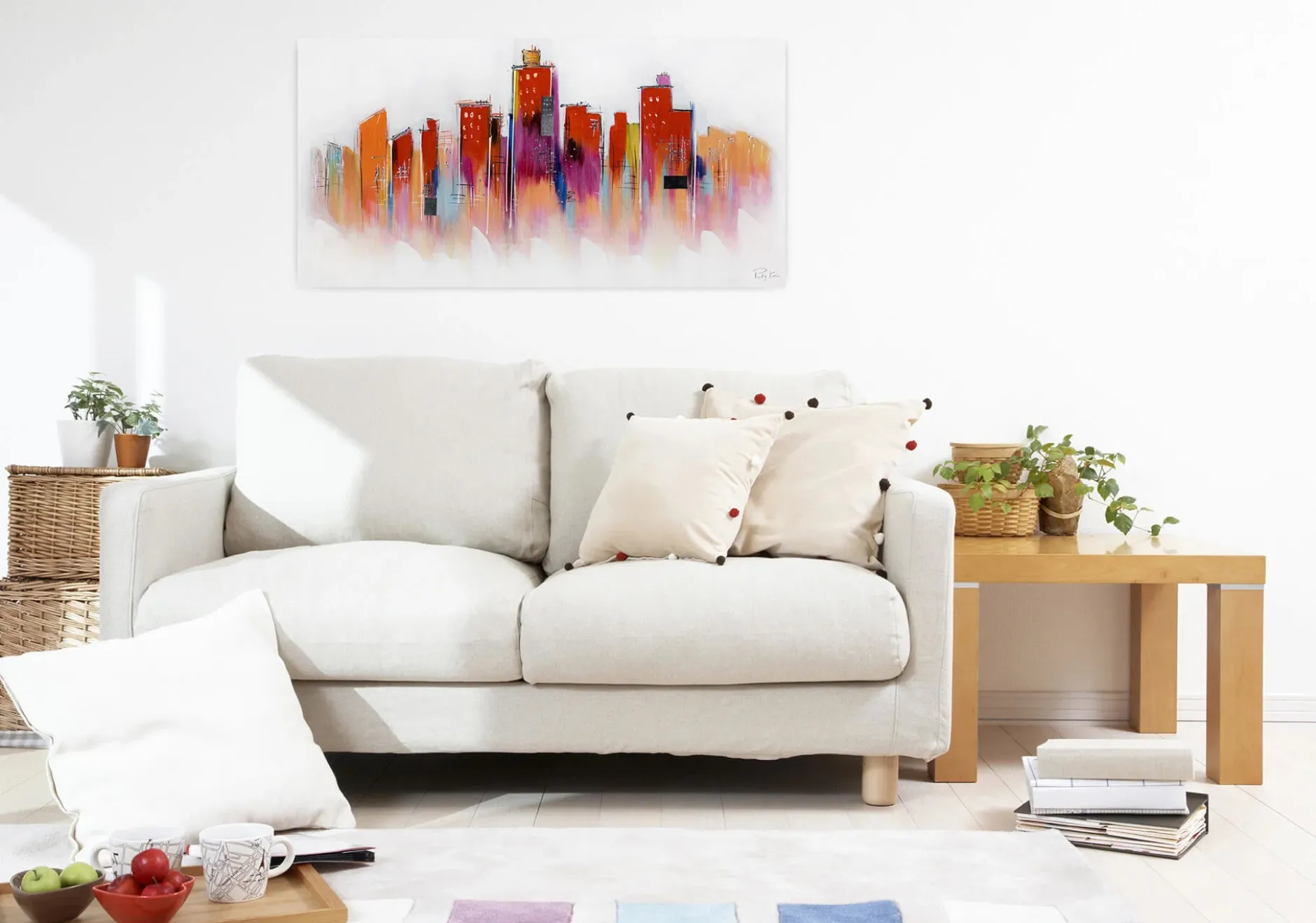 Handgemaltes Gemälde 'Zukunftsmusik' 120x60cm | inkl. Echtheitszertifikat
