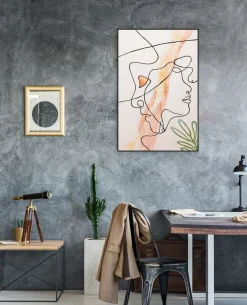 Handgemaltes Gemälde 'Zusammen vereint' 60x90cm | inkl. Echtheitszertifikat