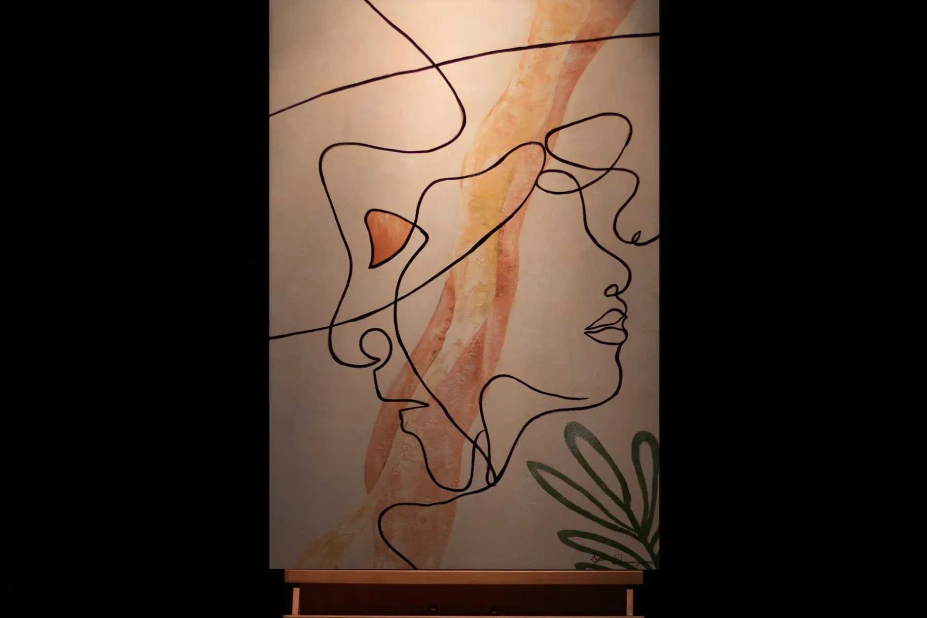 Handgemaltes Gemälde 'Zusammen vereint' 60x90cm | inkl. Echtheitszertifikat