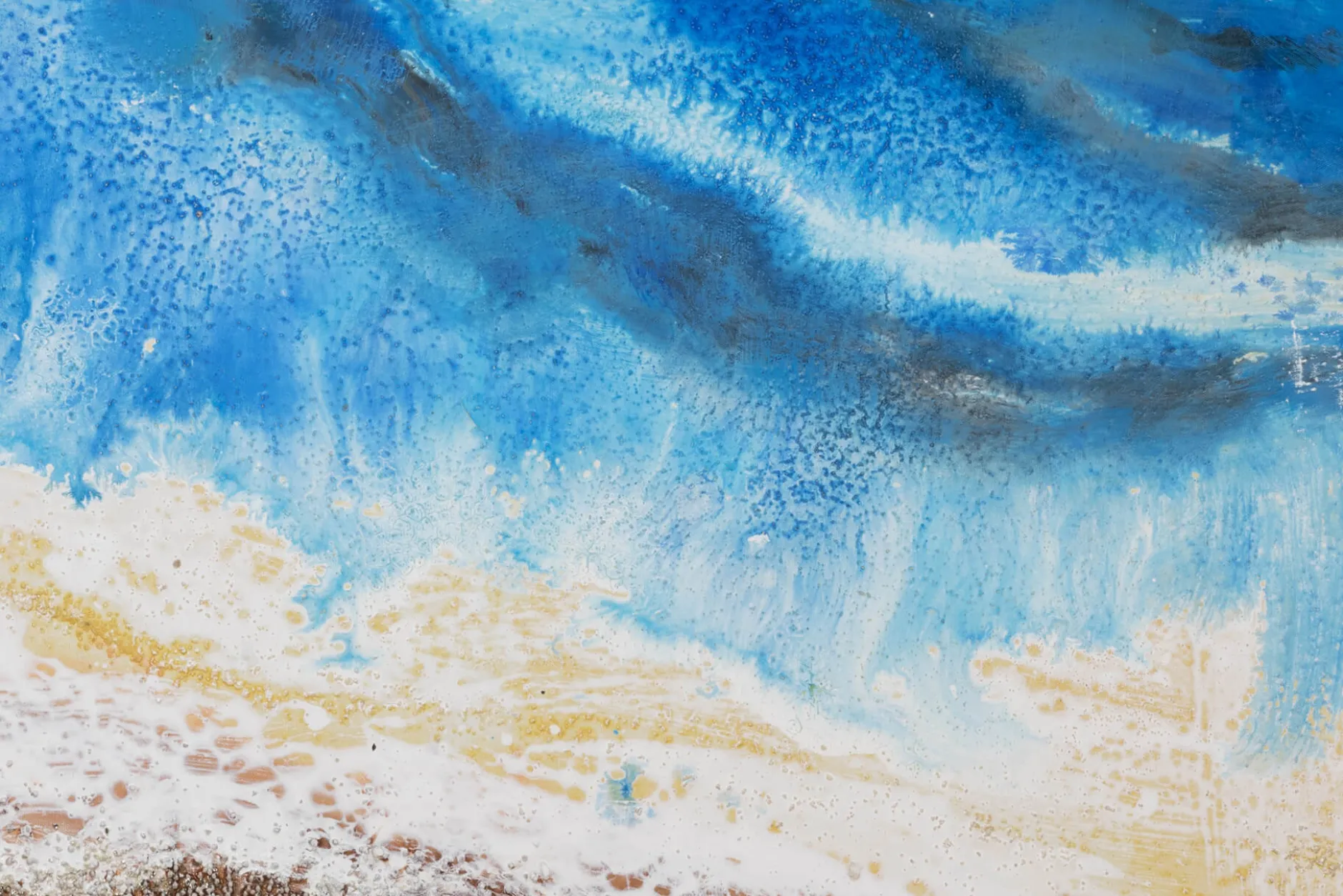Handgemaltes Gemälde 'Zwischen See und Land' 120x60cm | inkl. Echtheitszertifikat