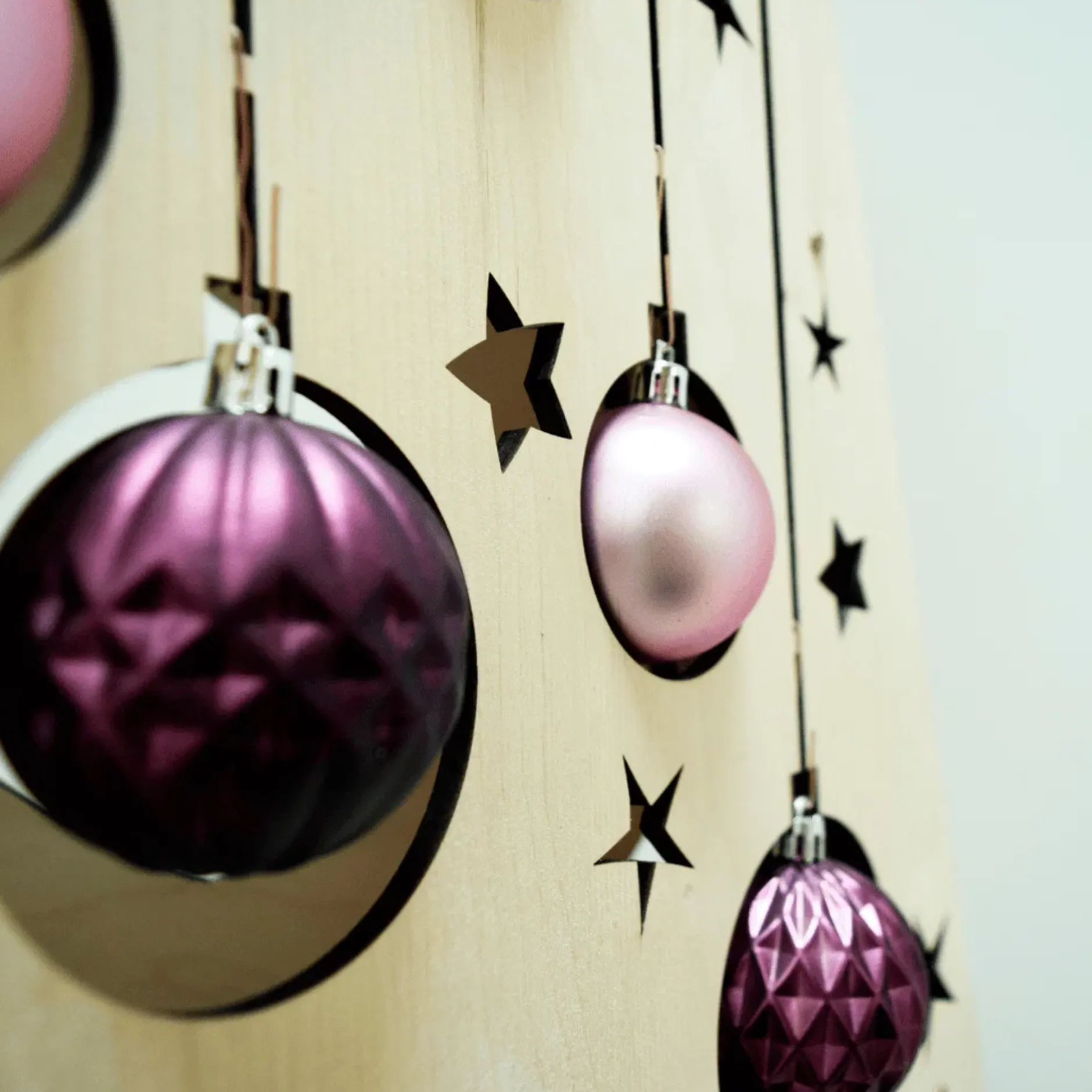 Hölzerner Weihnachtsbaum 'Festive 3 Unit'