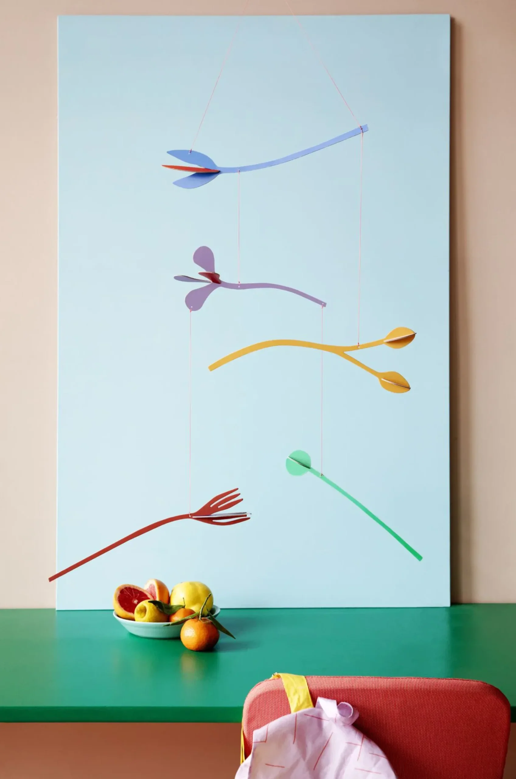 Hängende Deko 'Abstrakte Blüte'