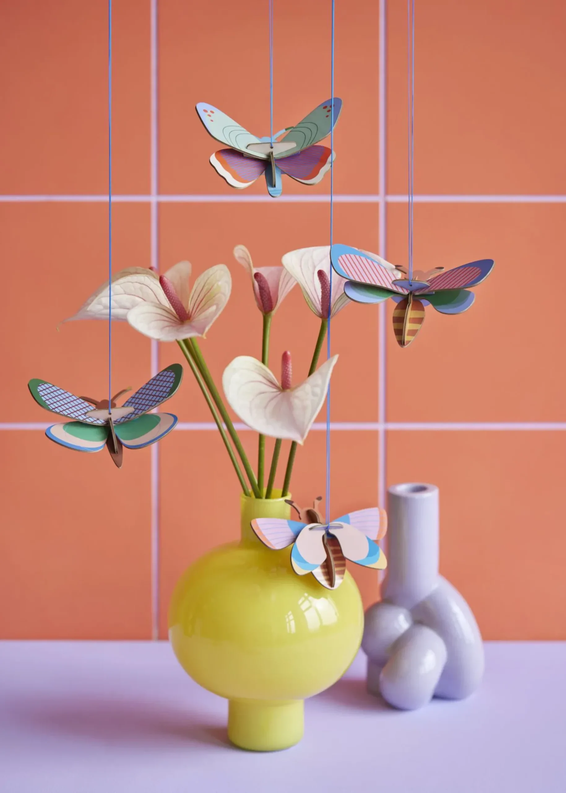 Hängende Deko 'Gitter-Schmetterling'