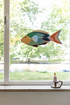 Hängende Deko 'Leuchtender Fisch'