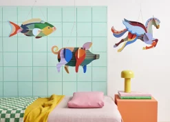 Hängende Deko 'Leuchtender Fisch'