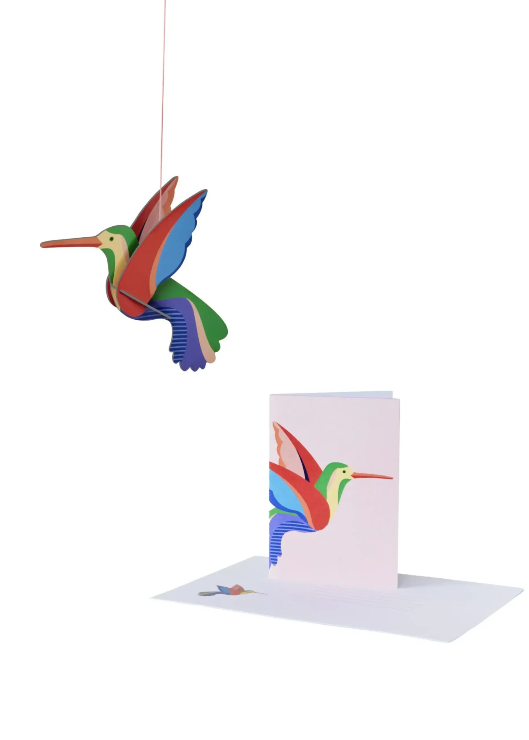 Hängende Deko 'Leuchtender Kolibri'
