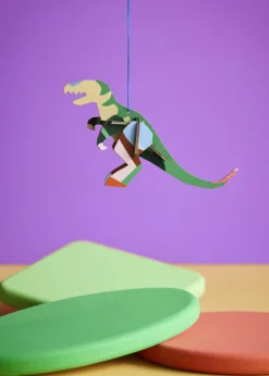 Hängende Deko 'Leuchtender T-Rex'