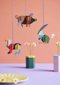 Hängende Deko 'Leuchtendes Kaninchen'