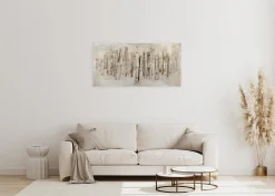 Holzbild 3D 'City of the Future' 100x50x5cm