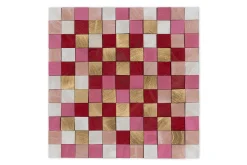 Holzbild 3D 'Colours in Love' 75x75x6,5cm