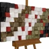 Holzbild 3D 'Colours of Christmas' 102x55x6,5cm