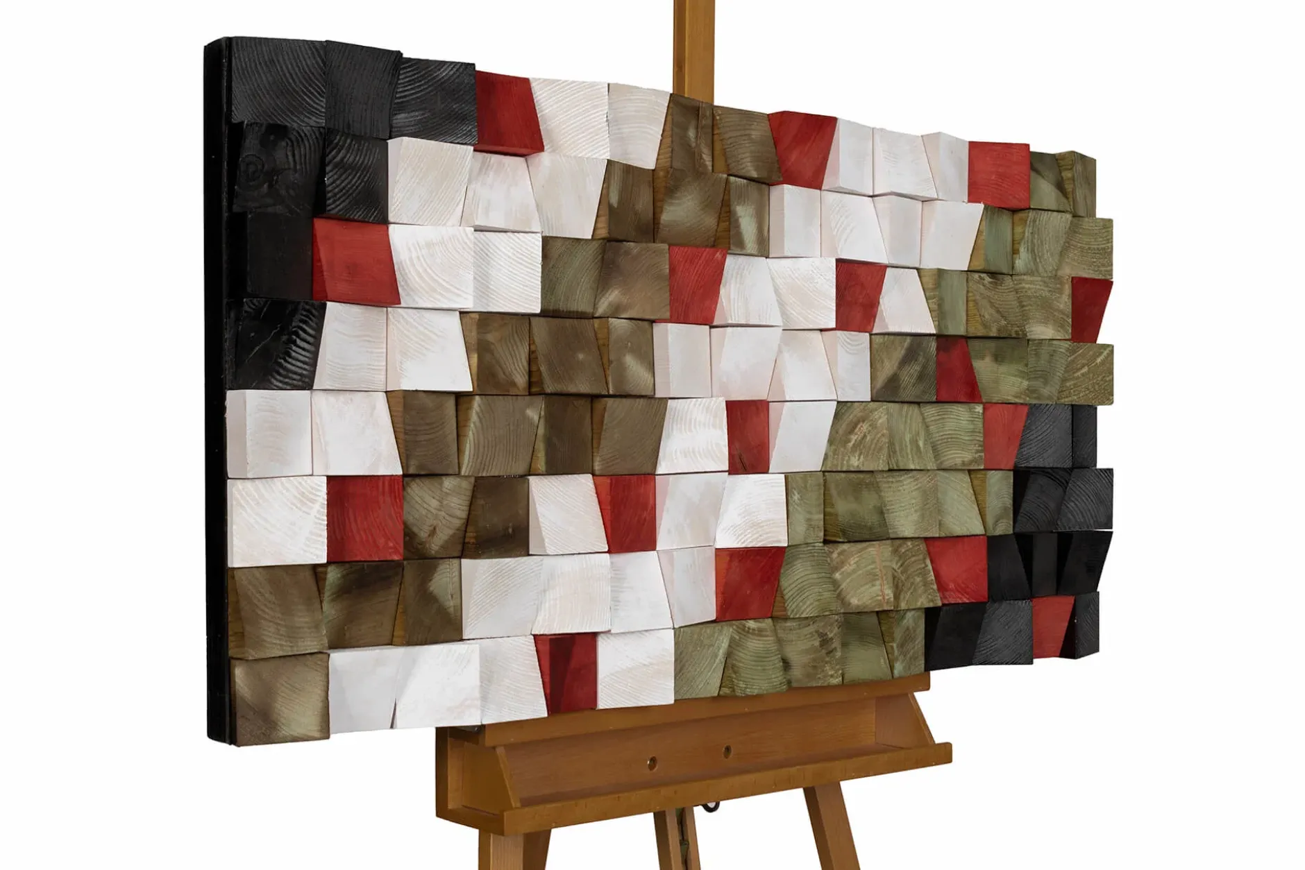 Holzbild 3D 'Colours of Christmas' 102x55x6,5cm