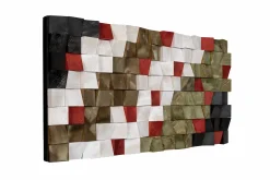 Holzbild 3D 'Colours of Christmas' 102x55x6,5cm