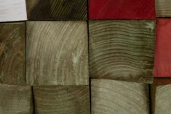 Holzbild 3D 'Colours of Christmas' 102x55x6,5cm