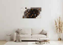 Holzbild 3D 'Colours of Elegance' 98x55x6,5cm