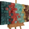 Holzbild 3D 'Colours of Magic' 102x55x6,5cm