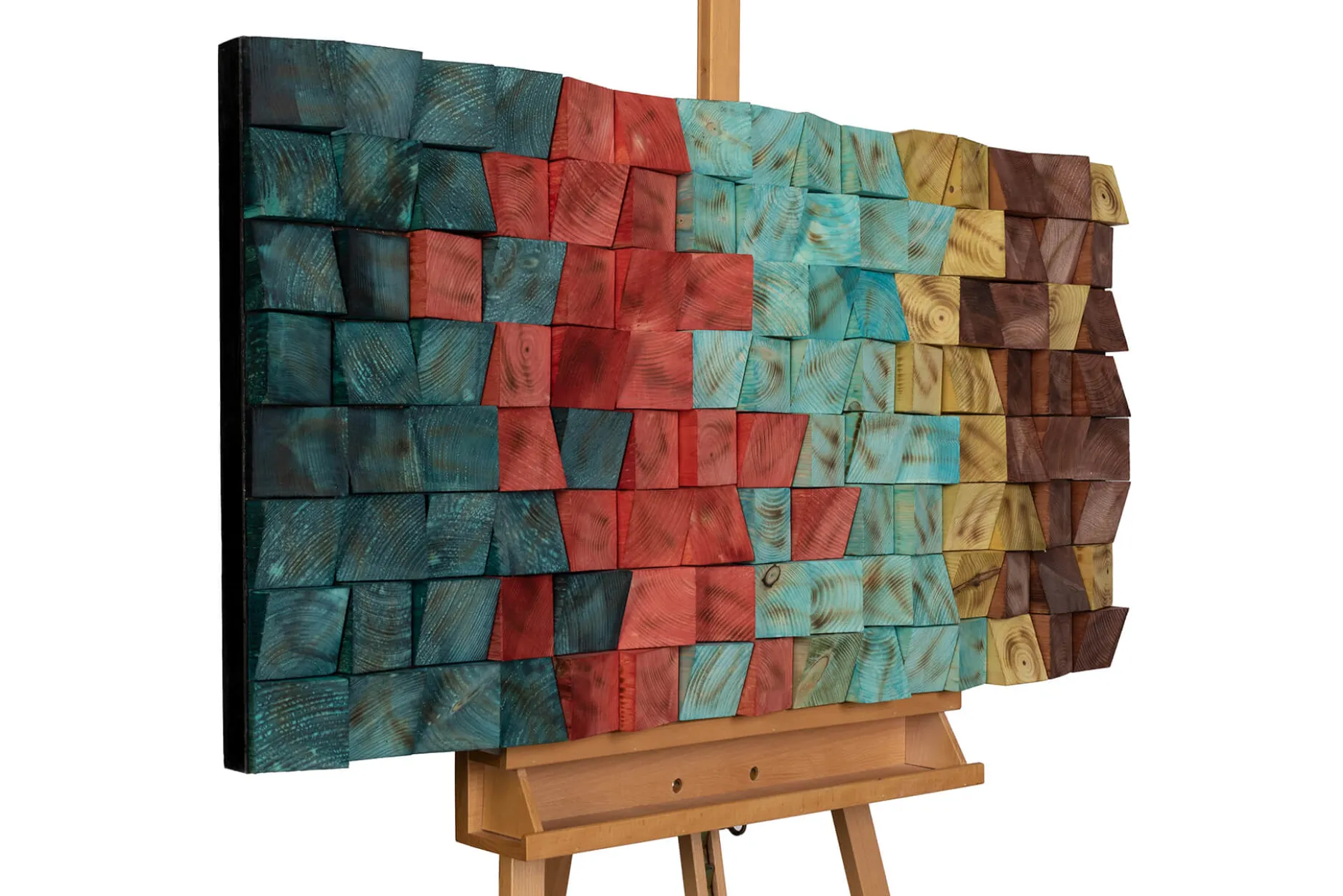 Holzbild 3D 'Colours of Magic' 102x55x6,5cm