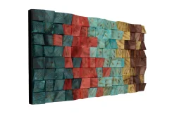 Holzbild 3D 'Colours of Magic' 102x55x6,5cm