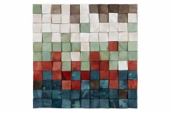 Holzbild 3D 'Colours of Sunset' 75x75x7,5cm
