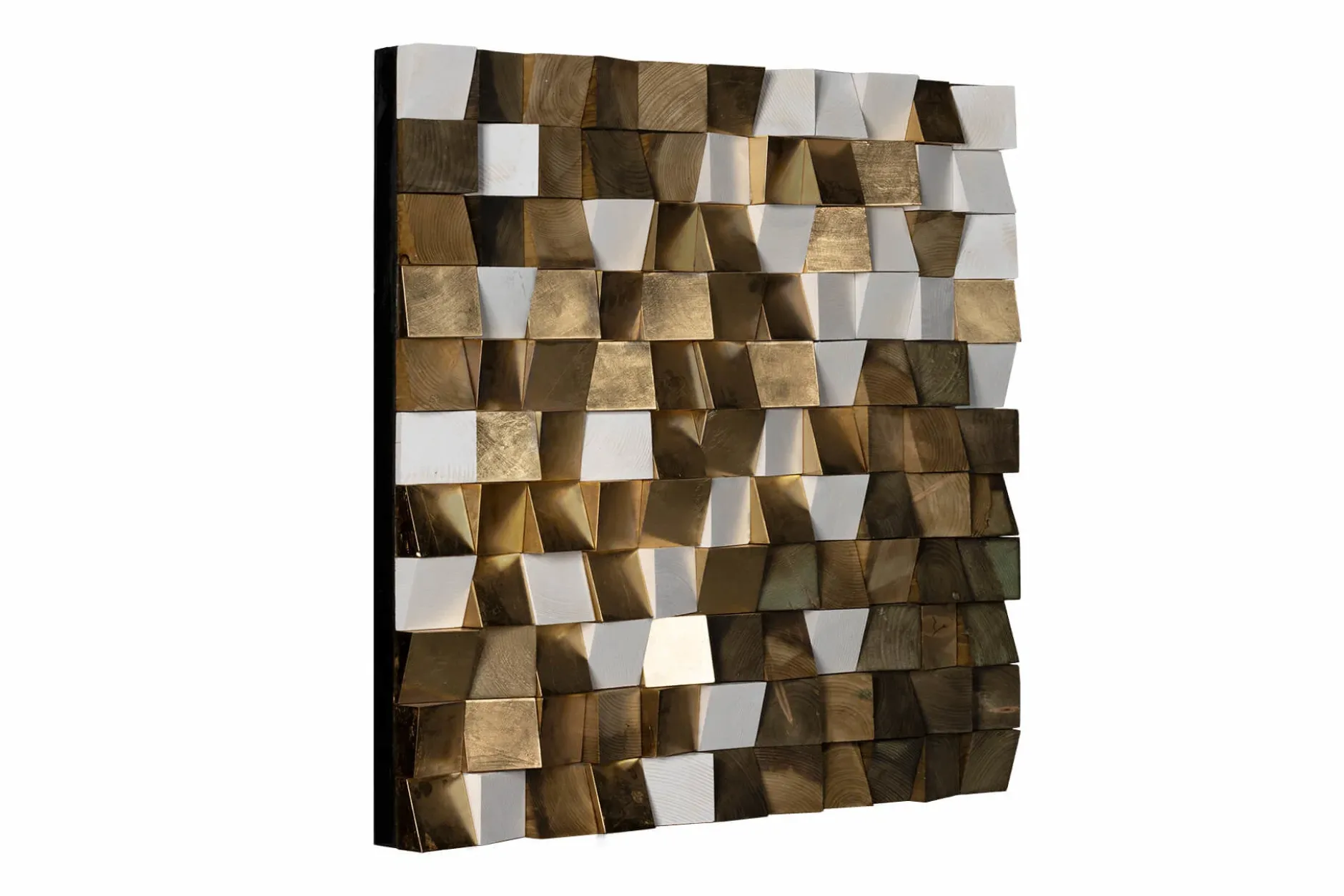 Holzbild 3D 'Colours of Well-being' 75x75x7,5cm