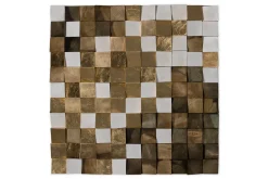 Holzbild 3D 'Colours of Well-being' 75x75x7,5cm