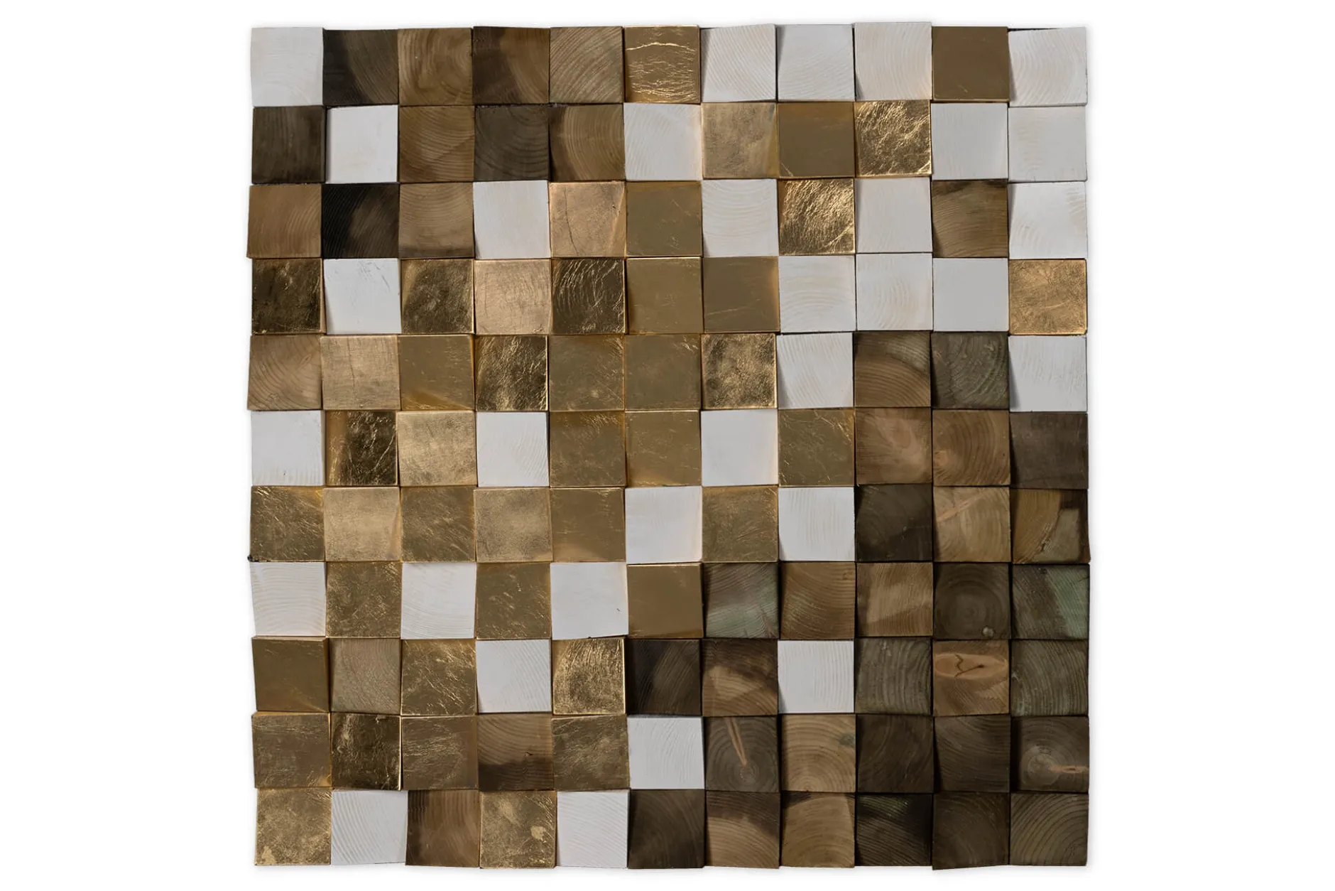 Holzbild 3D 'Colours of Well-being' 75x75x7,5cm