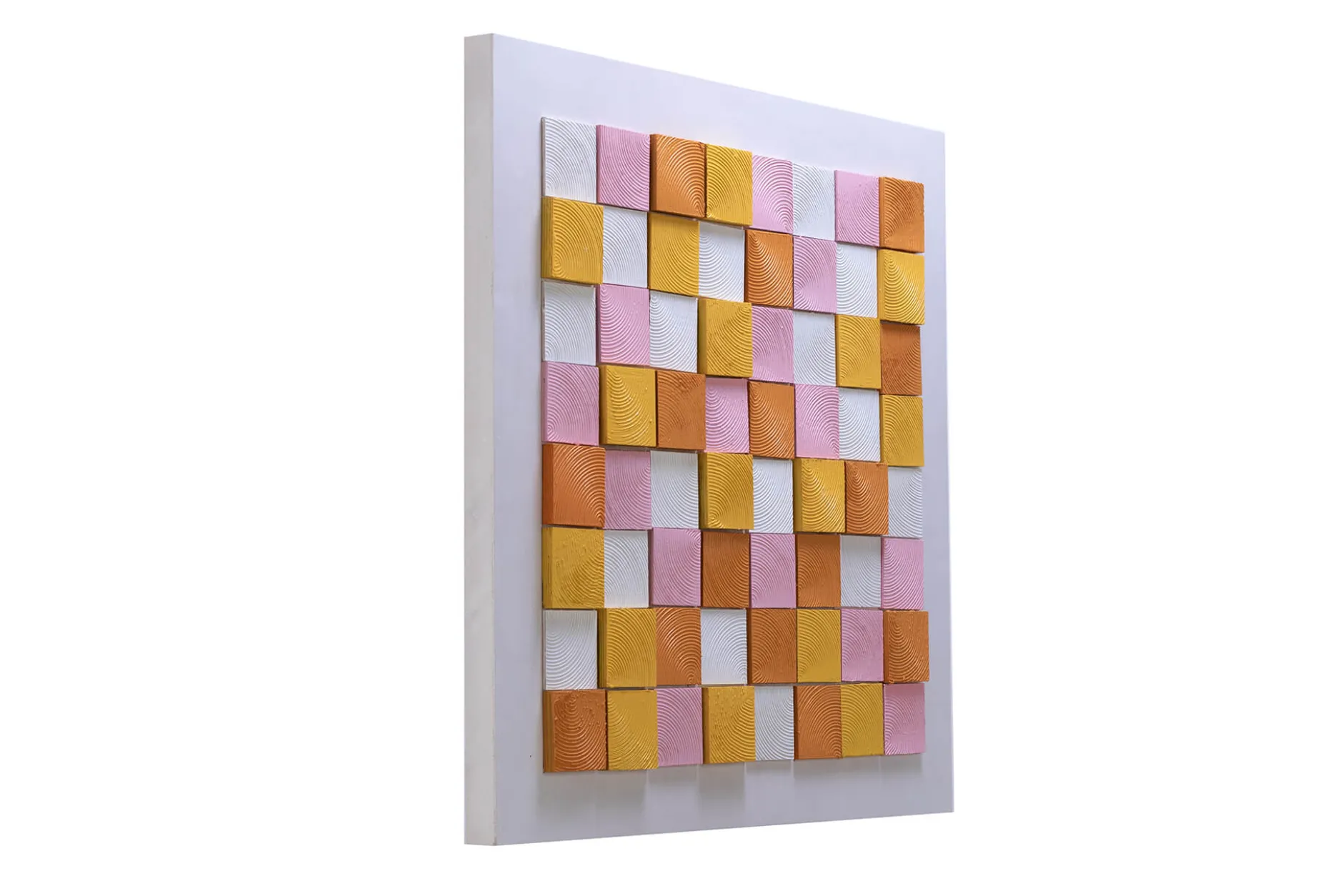 Holzbild 3D 'Cube Constellation' 80x80x5,5cm
