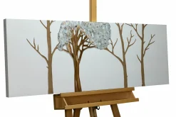 Holzbild 3D 'Ewiger Frühling' 120x40x3,5cm