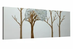 Holzbild 3D 'Ewiger Frühling' 120x40x3,5cm