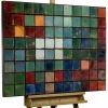 Holzbild 3D 'Farbenfrohe Pracht' 100x70x5cm