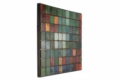 Holzbild 3D 'Farbenfrohe Pracht' 100x70x5cm