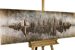 Holzbild 3D 'Frequency 1000' 144x44x7,5cm