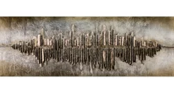 Holzbild 3D 'Frequency 1000' 144x44x7,5cm