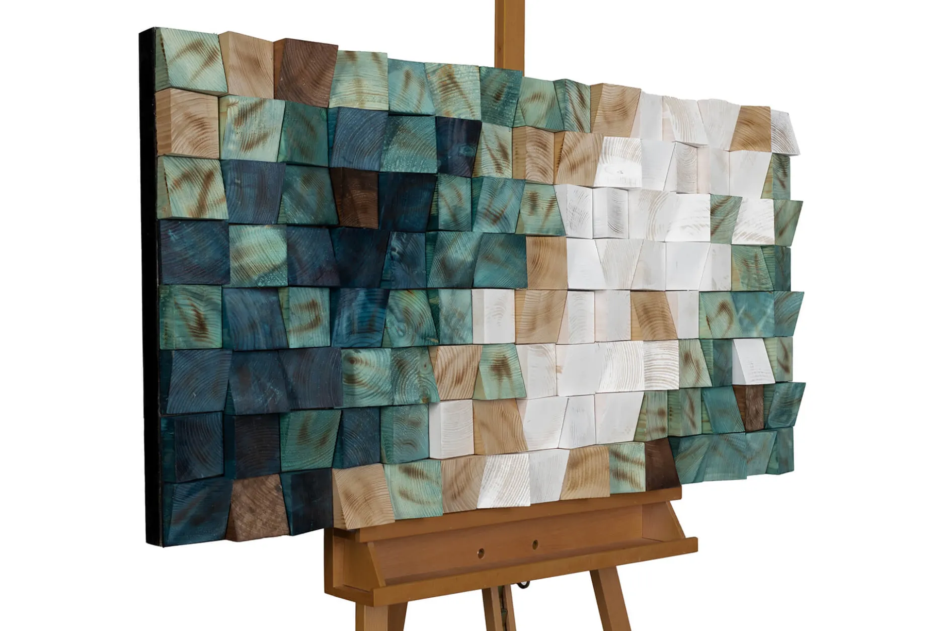 Holzbild 3D 'Horizon Colours' 98x55x6,5cm
