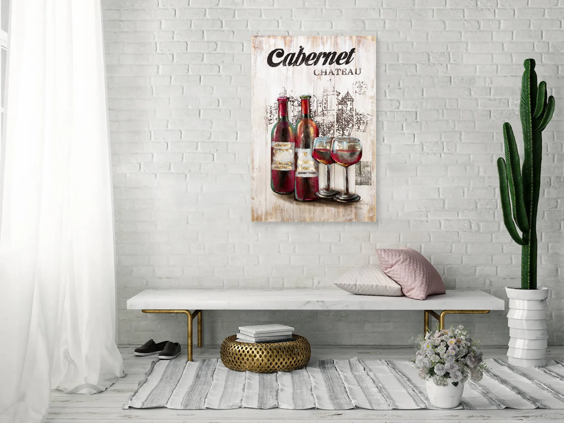 Holzbild 3D 'Love Potion' 60x90x5cm