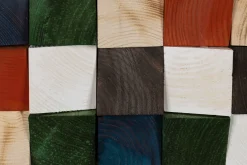 Holzbild 3D 'Mystic Pattern' 75x75x7,5cm