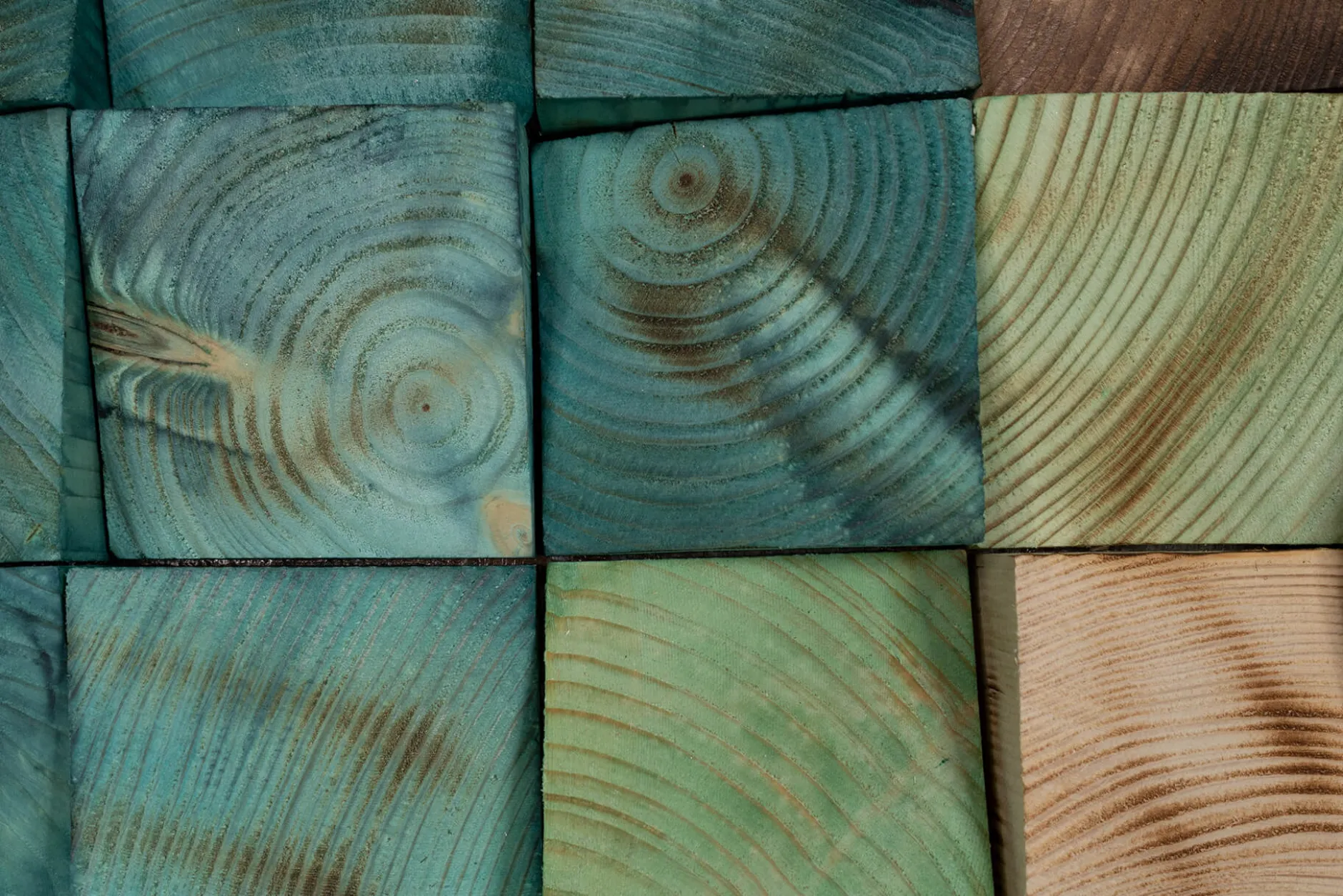 Holzbild 3D 'Oceanic Colours' 98x55x6,5cm