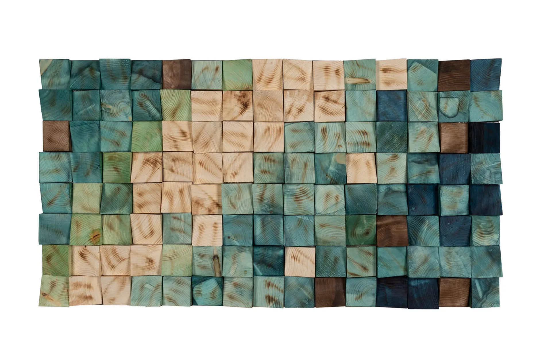 Holzbild 3D 'Oceanic Colours' 98x55x6,5cm