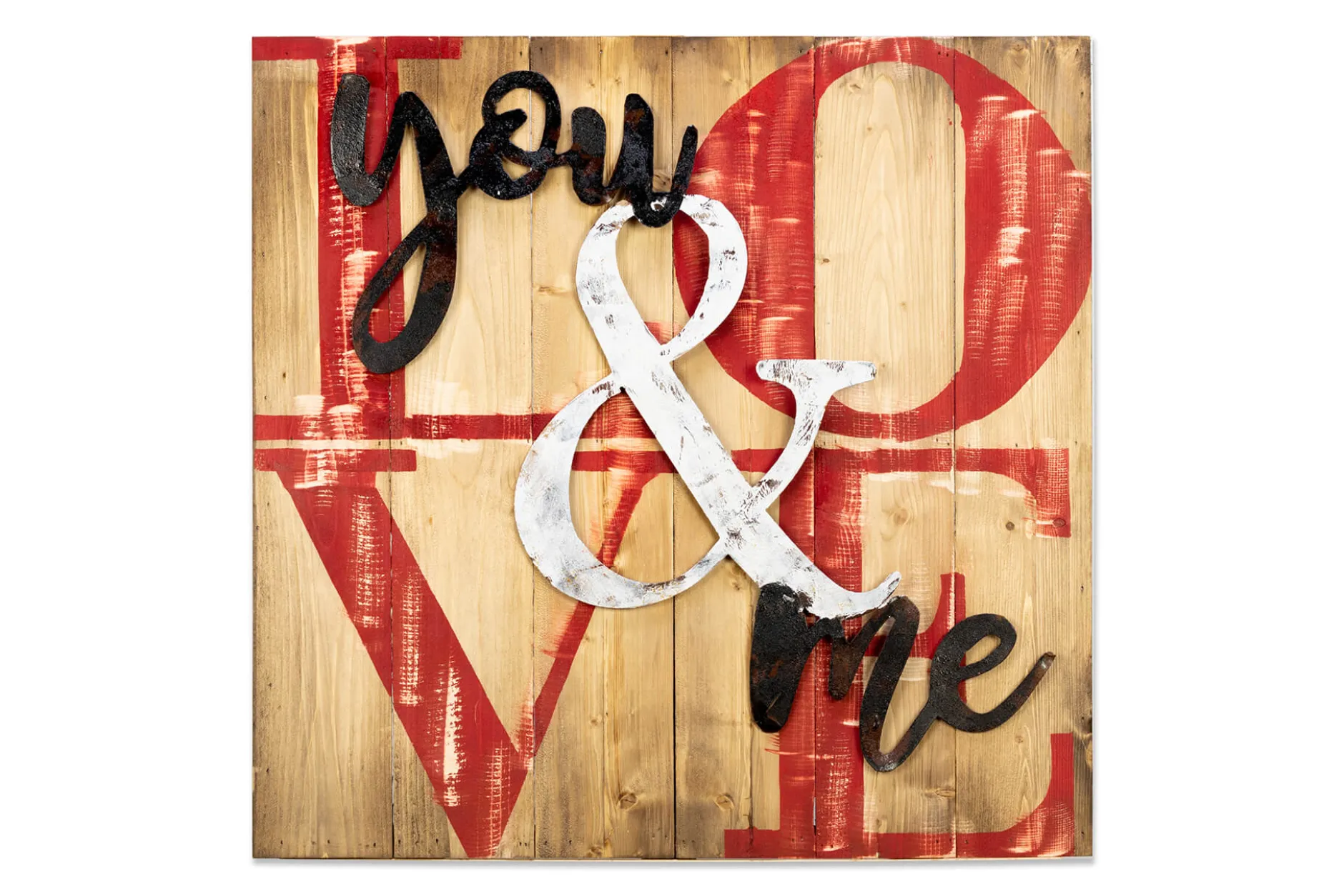 Holzbild 3D 'Pure Love' 60x60x5cm