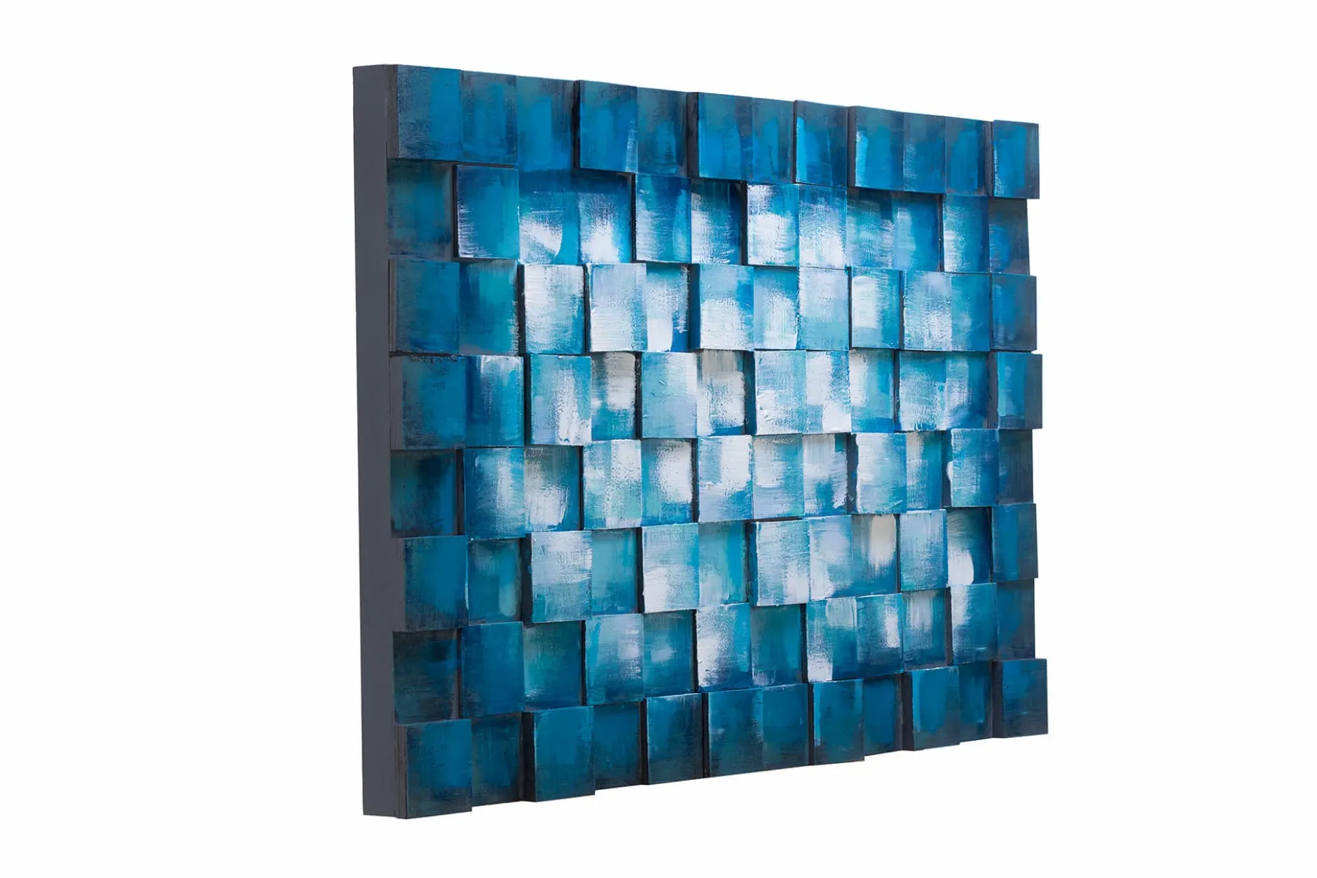 Holzbild 3D 'Reflektion des Meeres' 90x60x5cm